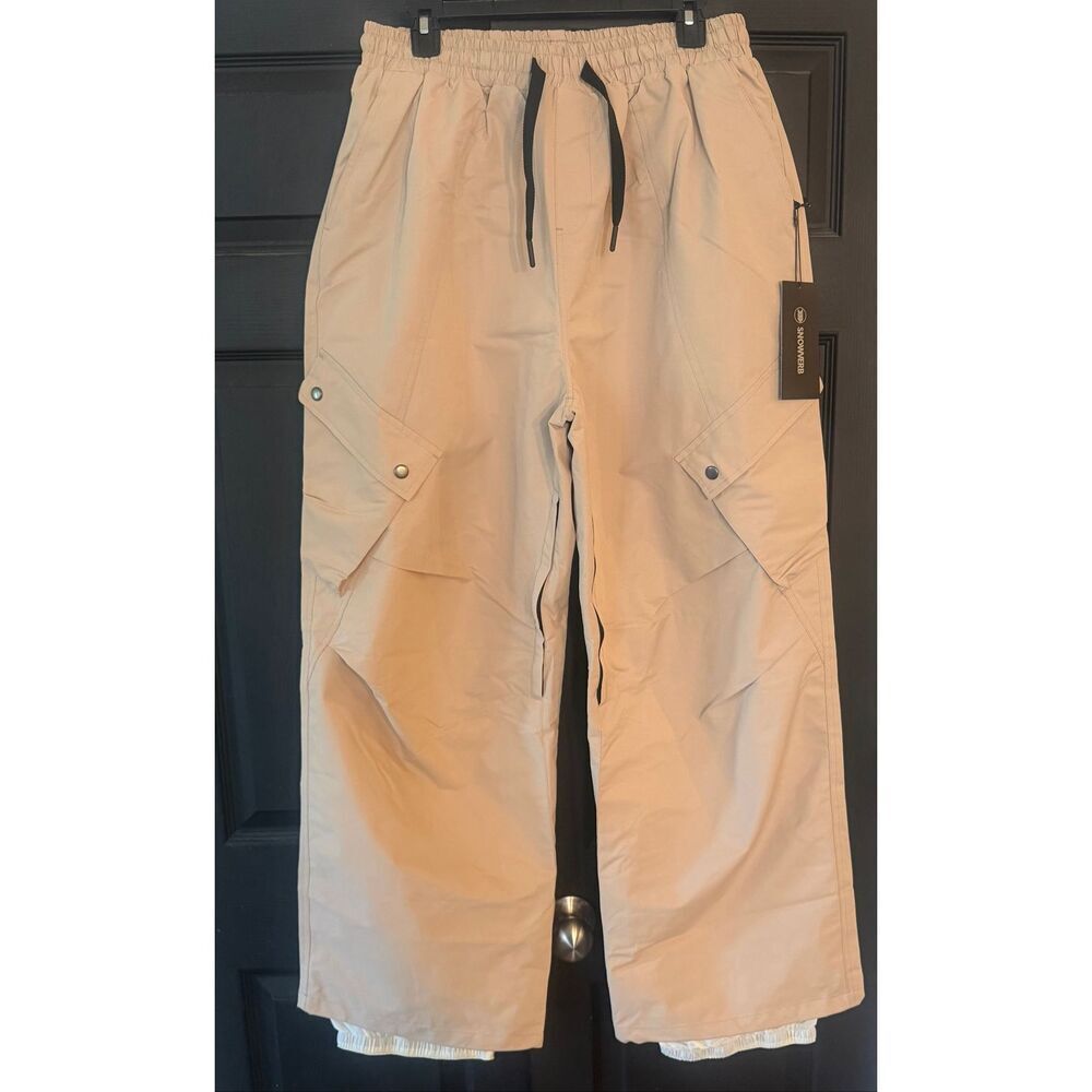 Snowverb Women's Mountain Chill Swag Cargo Pockets Baggy Snow Pants Xl — image 3 of 6